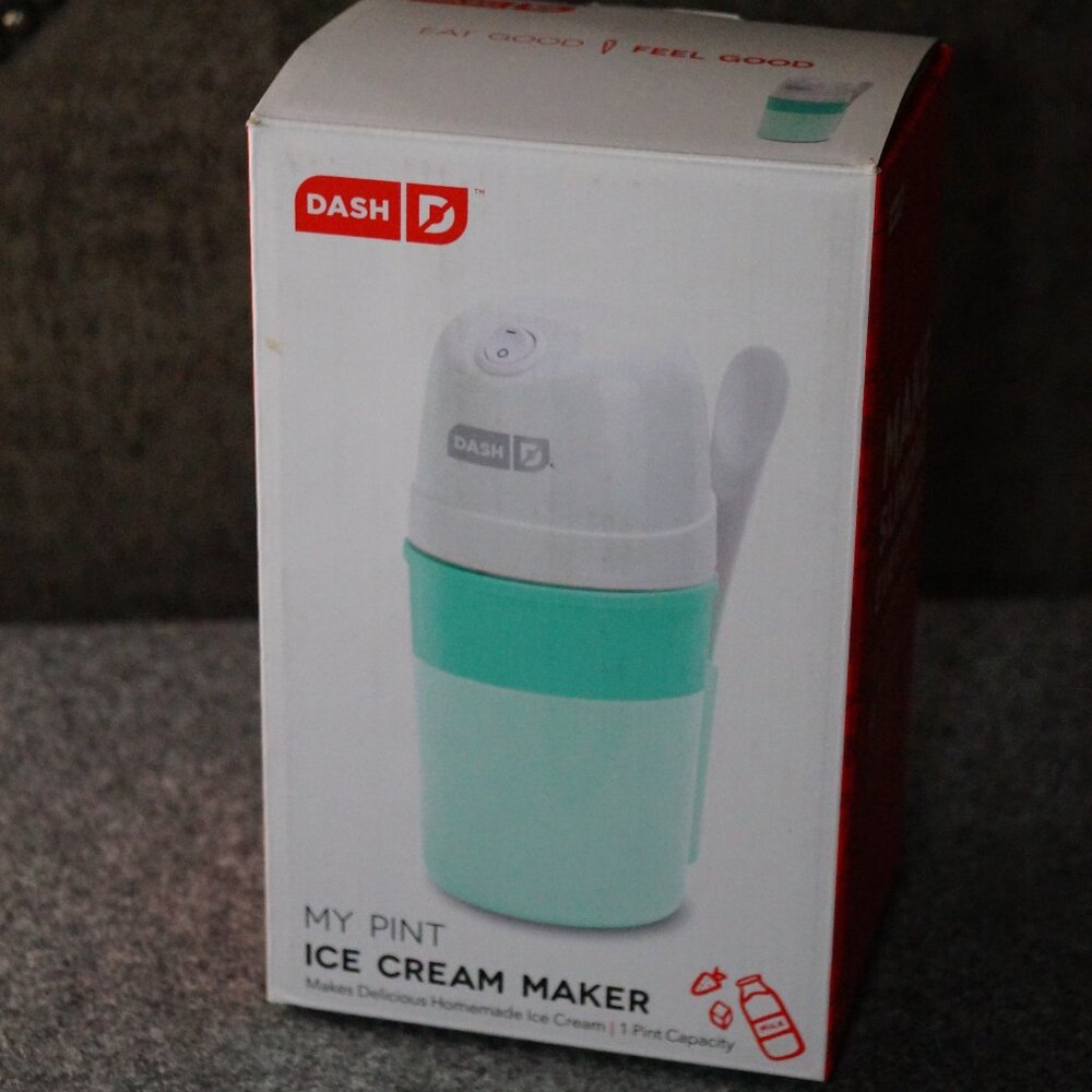 Dash My Pint Ice Cream Maker Aqua Compact 0.4qt – New in Box Fast Dessert